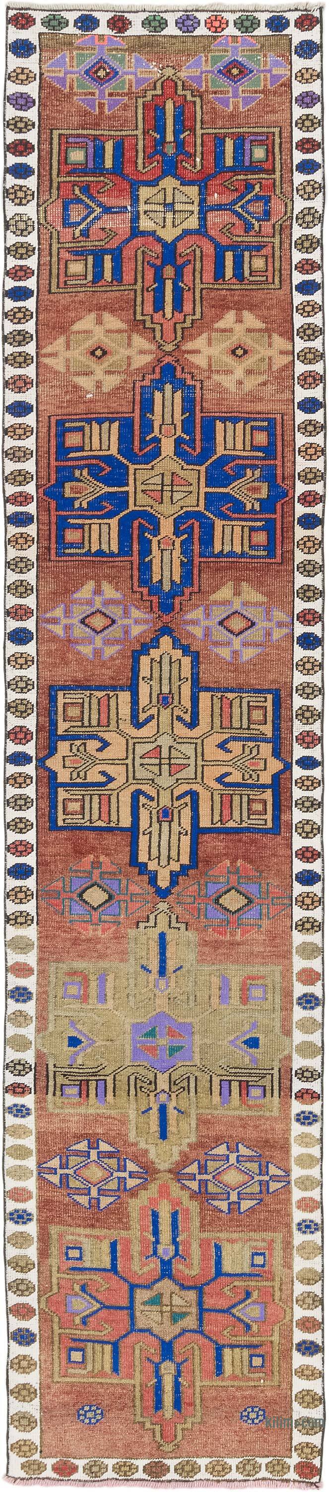 Alfombra Vintage de pasillo - 81 cm x 370 cm - K0074177