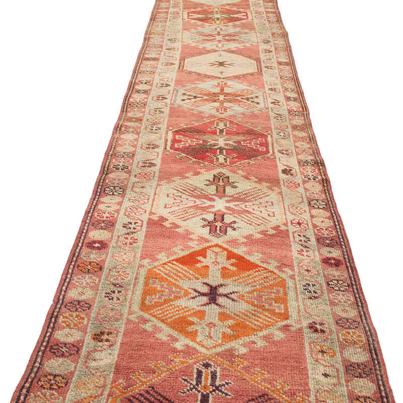 Vintage Tribal Runner Rug - 2' 8" x 13' 5" (32" x 161") - K0074178