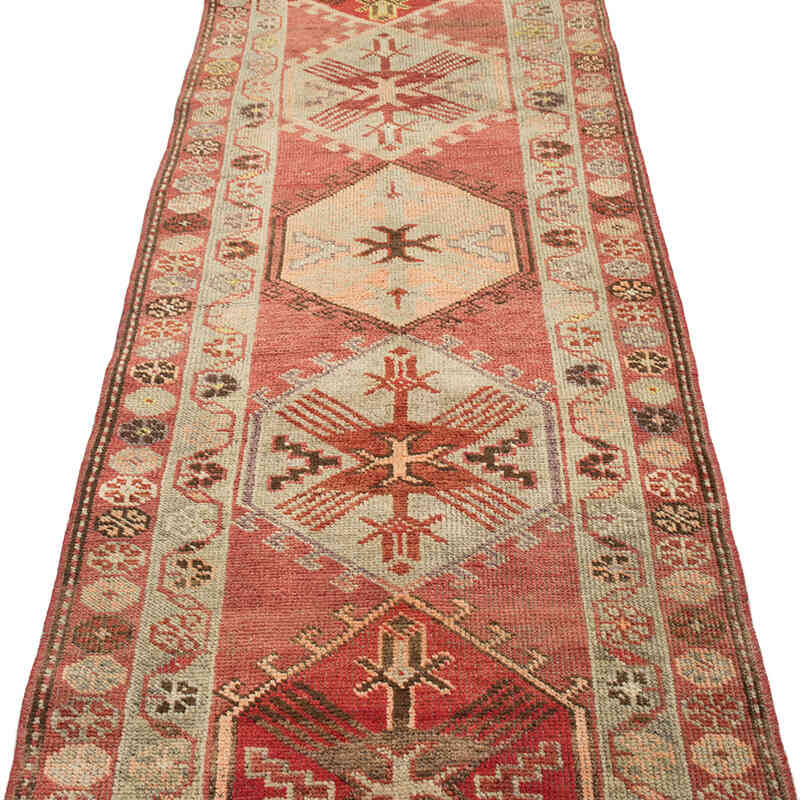Vintage Tribal Runner Rug - 2' 8" x 13' 5" (32" x 161") - K0074178