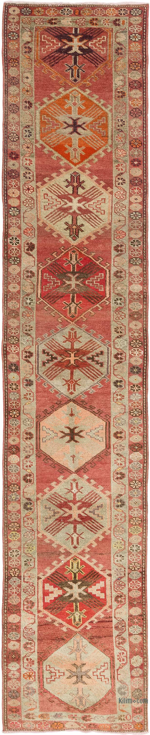 Vintage Tribal Runner Rug - 2' 8" x 13' 5" (32" x 161") - K0074178