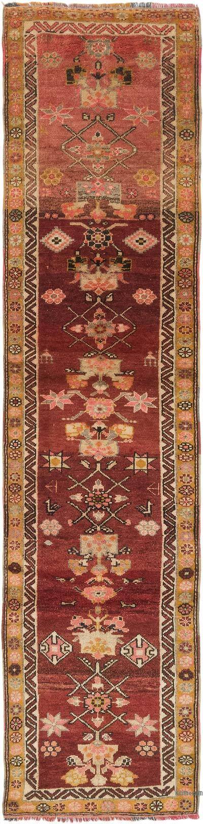 Vintage Tribal Runner Rug - 2' 9" x 11' 7" (33" x 139")