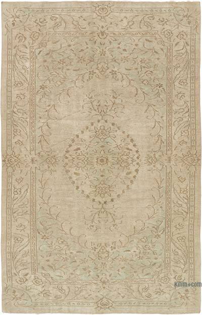 Vintage Turkish Hand-Knotted Rug - 6' 2" x 9' 7" (74" x 115")