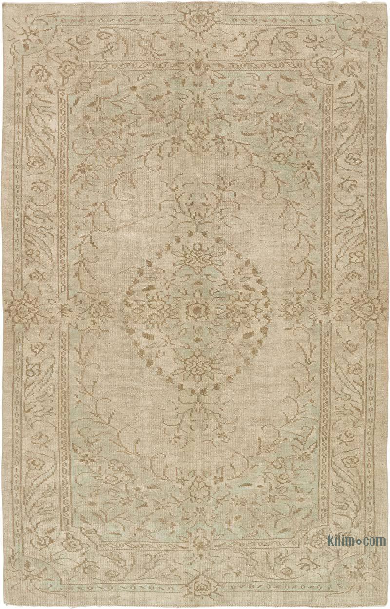 Vintage Turkish Hand-Knotted Rug - 6' 2" x 9' 7" (74" x 115") - K0074183