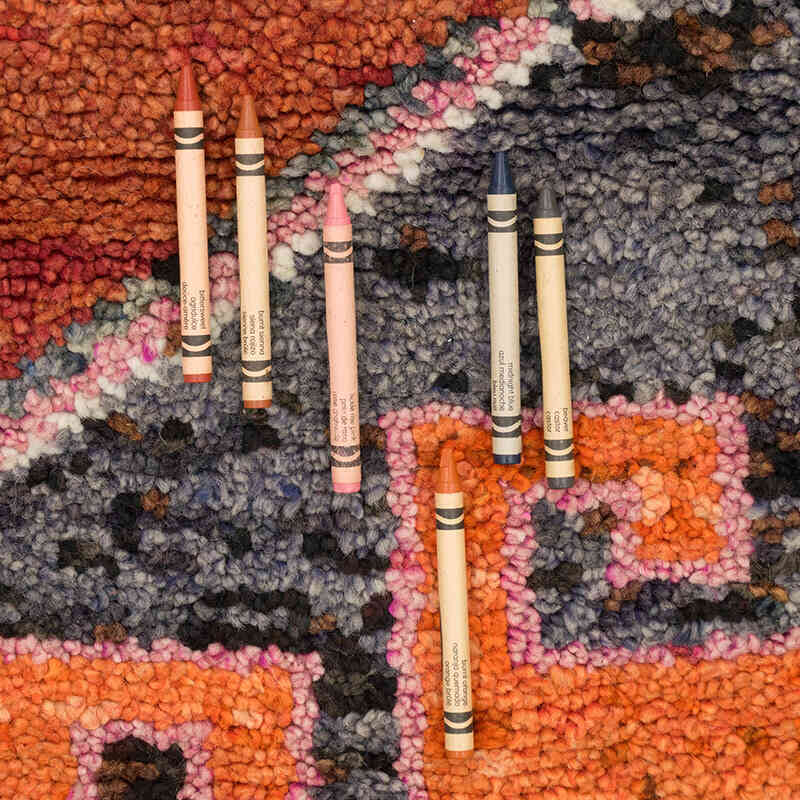 Vintage Tribal Runner Rug - 3' 7" x 12'  (43" x 144") - K0074189