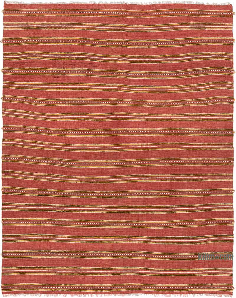 Vintage Turkish Kilim Rug - 4' 10" x 6' 1" (58" x 73") - K0074190