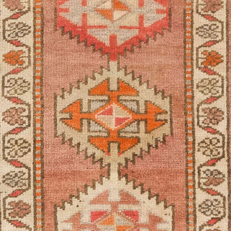 Vintage Tribal Runner Rug - 3' 1" x 13' 11" (37" x 167") - K0074195