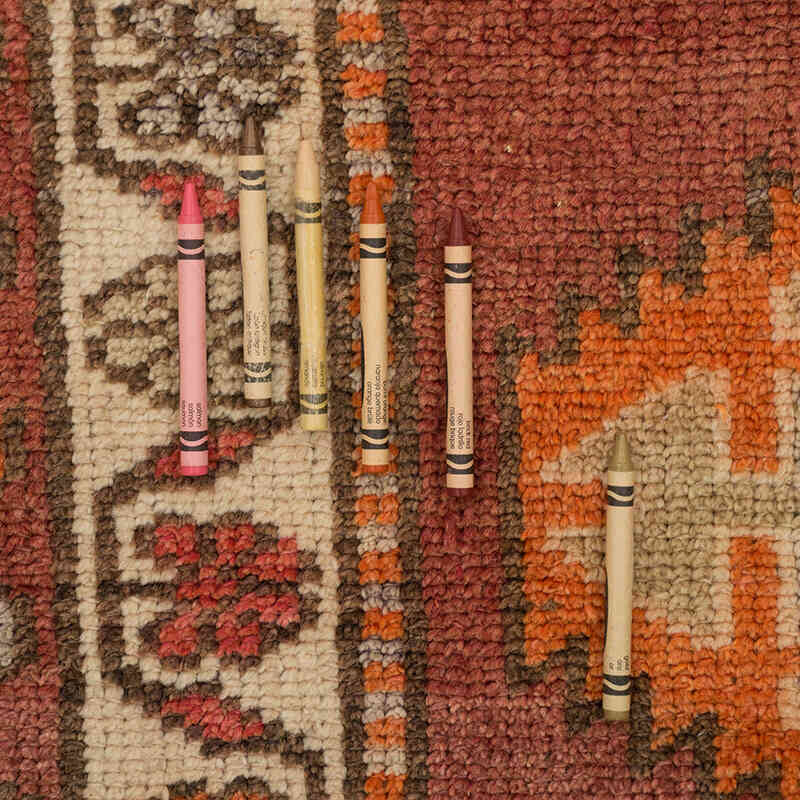 Vintage Tribal Runner Rug - 3' 1" x 13' 11" (37" x 167") - K0074195