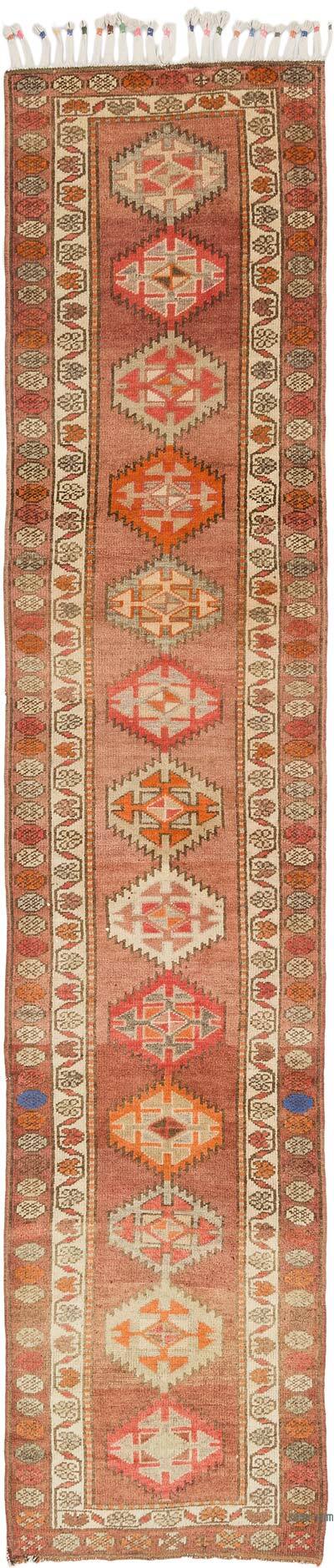 Vintage Tribal Runner Rug - 3' 1" x 13' 11" (37" x 167")