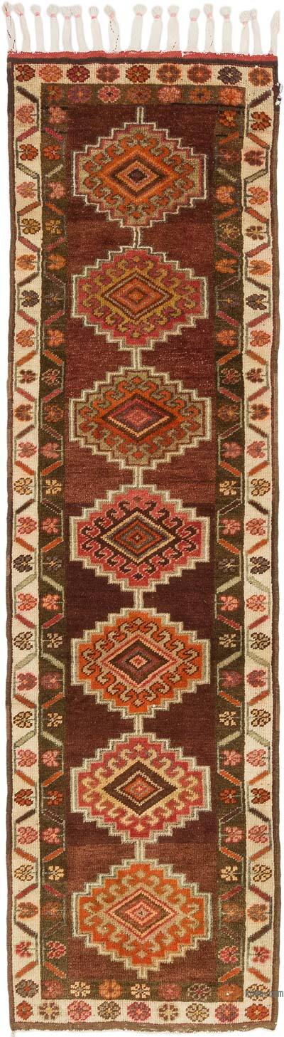 Vintage Tribal Runner Rug - 2' 11" x 10' 8" (35" x 128")