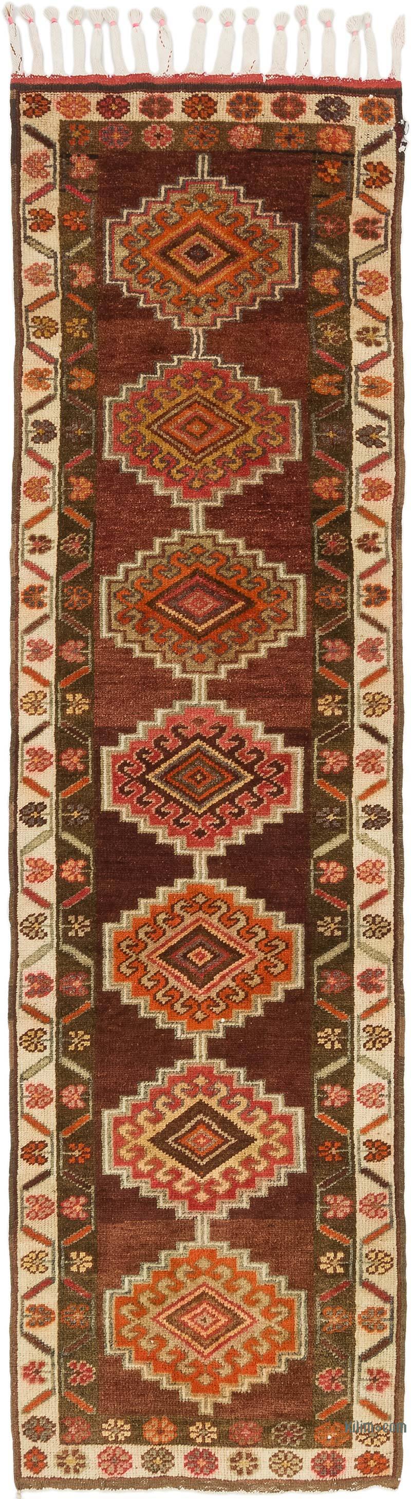 Vintage Anadolu Yolluk - 90 cm x 326 cm - K0074196