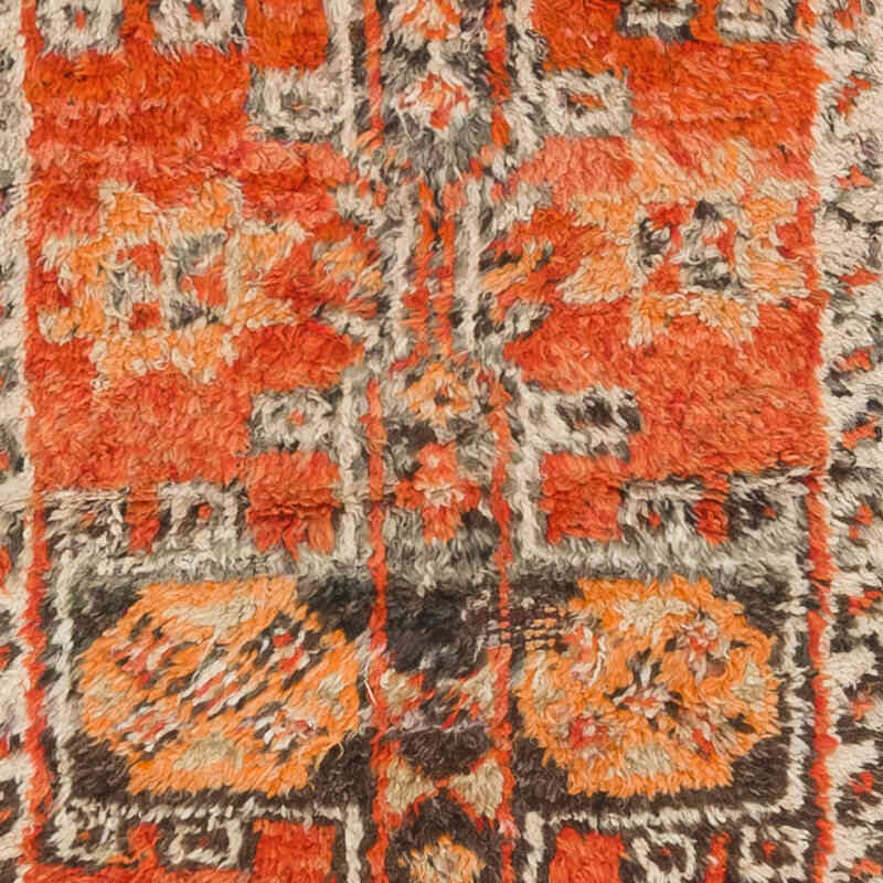 Vintage Tribal Runner Rug - 3' 1" x 11' 6" (37" x 138") - K0074203