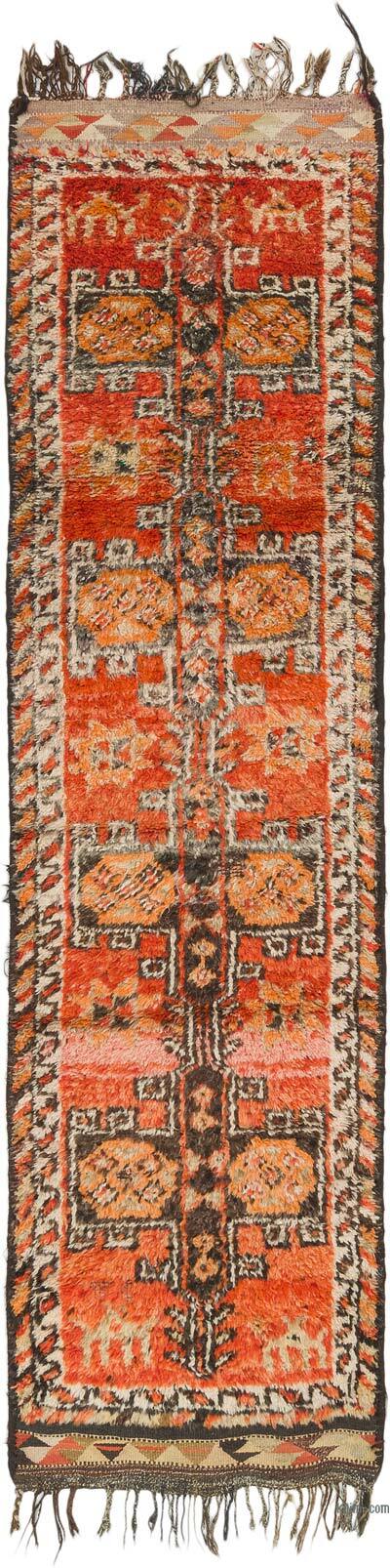 Vintage Tribal Runner Rug - 3' 1" x 11' 6" (37" x 138")