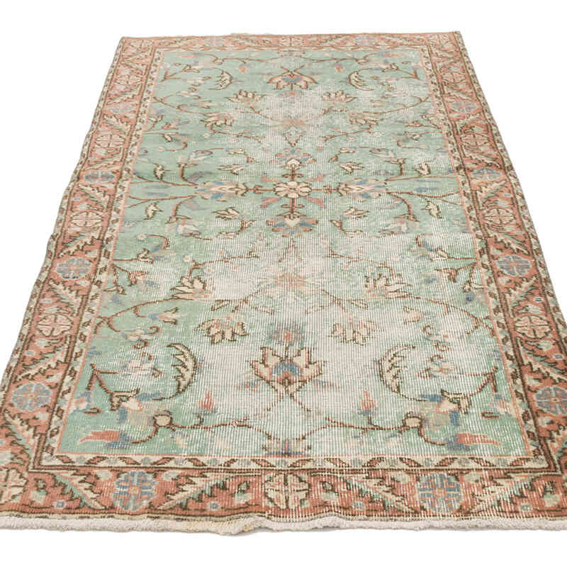Vintage Turkish Hand-Knotted Rug - 3' 1" x 6'  (37" x 72") - K0074207