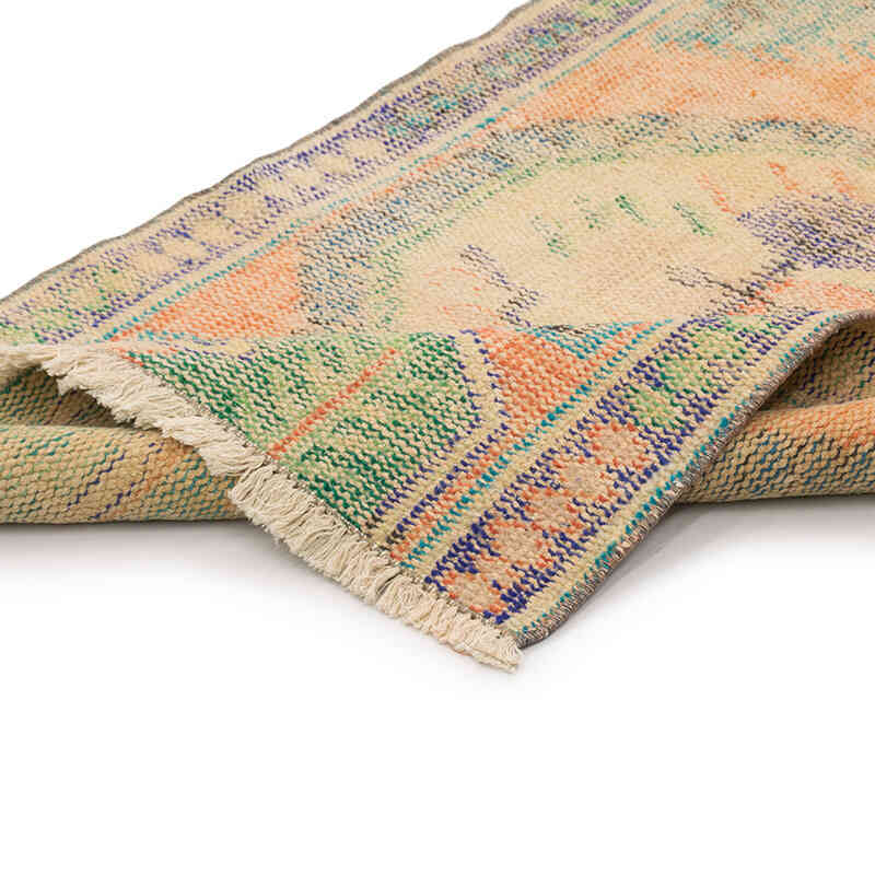 El Dokuma Vintage Halı - 73 cm x 128 cm - K0074215