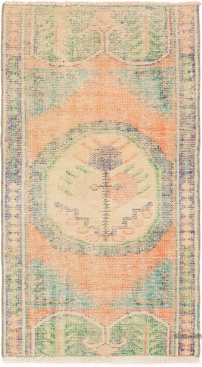 Vintage Turkish Hand-Knotted Rug - 2' 5" x 4' 2" (29" x 50")