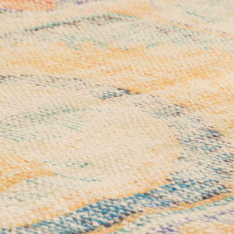Naranja Alfombra Vintage Turca Anudada a Mano - 81 cm x 142 cm - K0074216