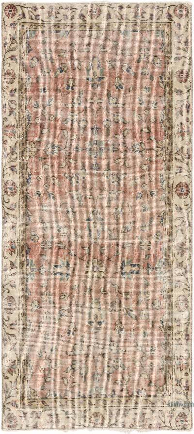 El Dokuma Vintage Halı - 66 cm x 147 cm