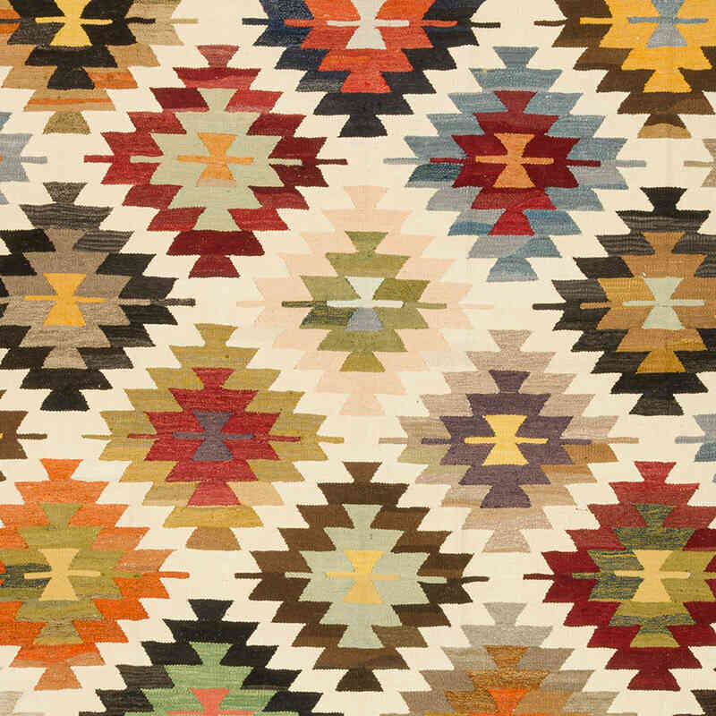 New Turkish Handwoven Kilim Rug - 10' 7" x 13' 8" (127" x 164") - K0074222