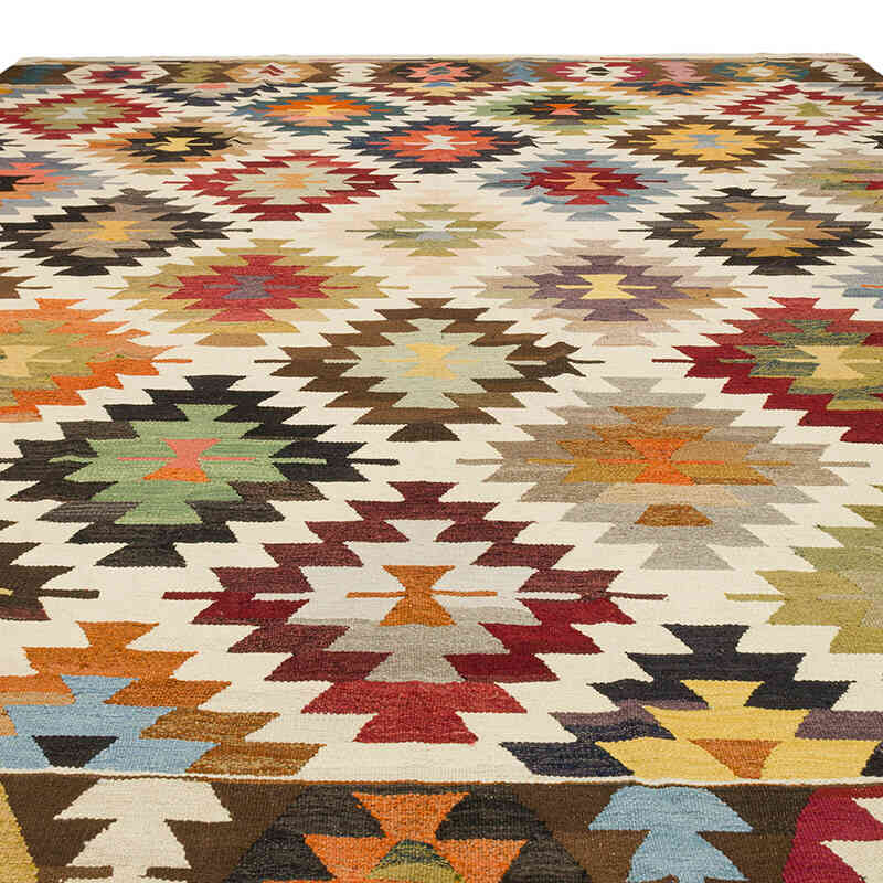 New Turkish Handwoven Kilim Rug - 10' 7" x 13' 8" (127" x 164") - K0074222