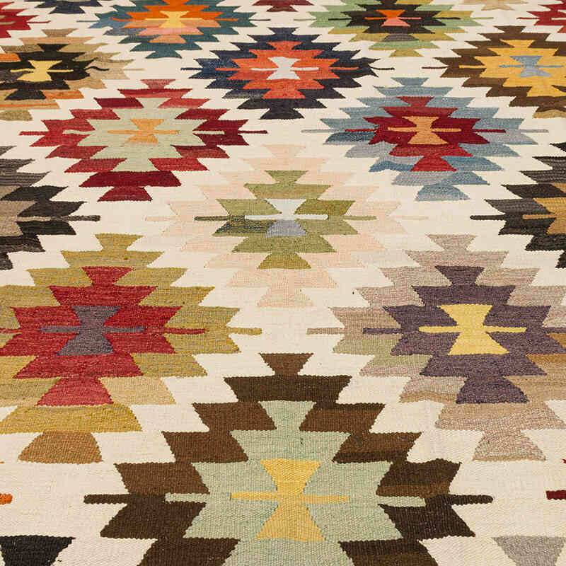 New Turkish Handwoven Kilim Rug - 10' 7" x 13' 8" (127" x 164") - K0074222