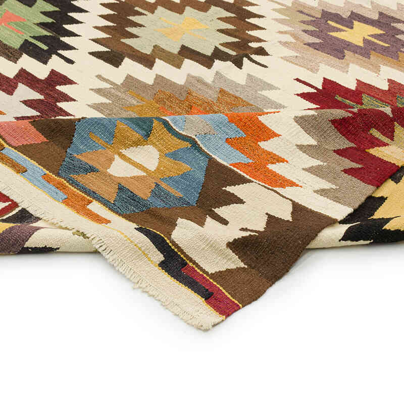 New Turkish Handwoven Kilim Rug - 10' 7" x 13' 8" (127" x 164") - K0074222