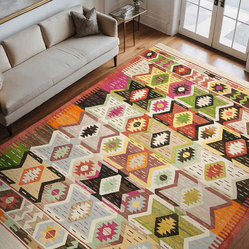 Yeni Kök Boya El Dokuma Kilim - 270 cm x 360 cm - K0074240