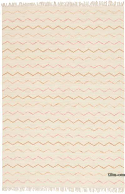 New Hand-Woven Kilim Rug - 6' 2" x 9'  (74" x 108")