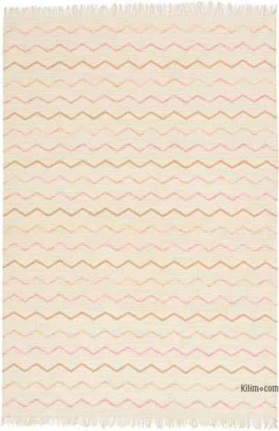 New Hand-Woven Kilim Rug - 6' 2" x 9'  (74" x 108")