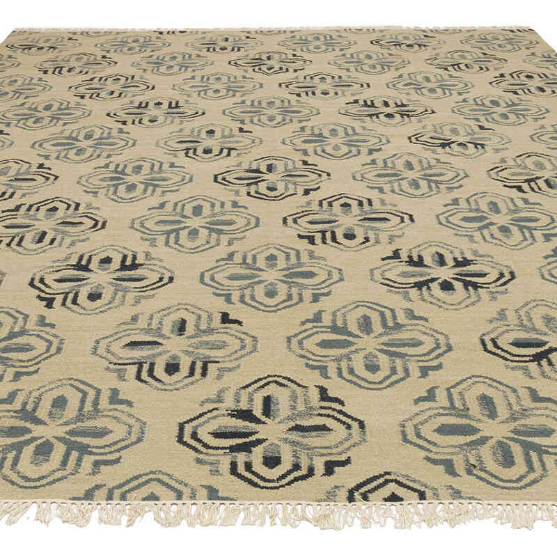 New Hand-Woven Kilim Rug - 8' 2" x 10'  (98" x 120") - K0074276