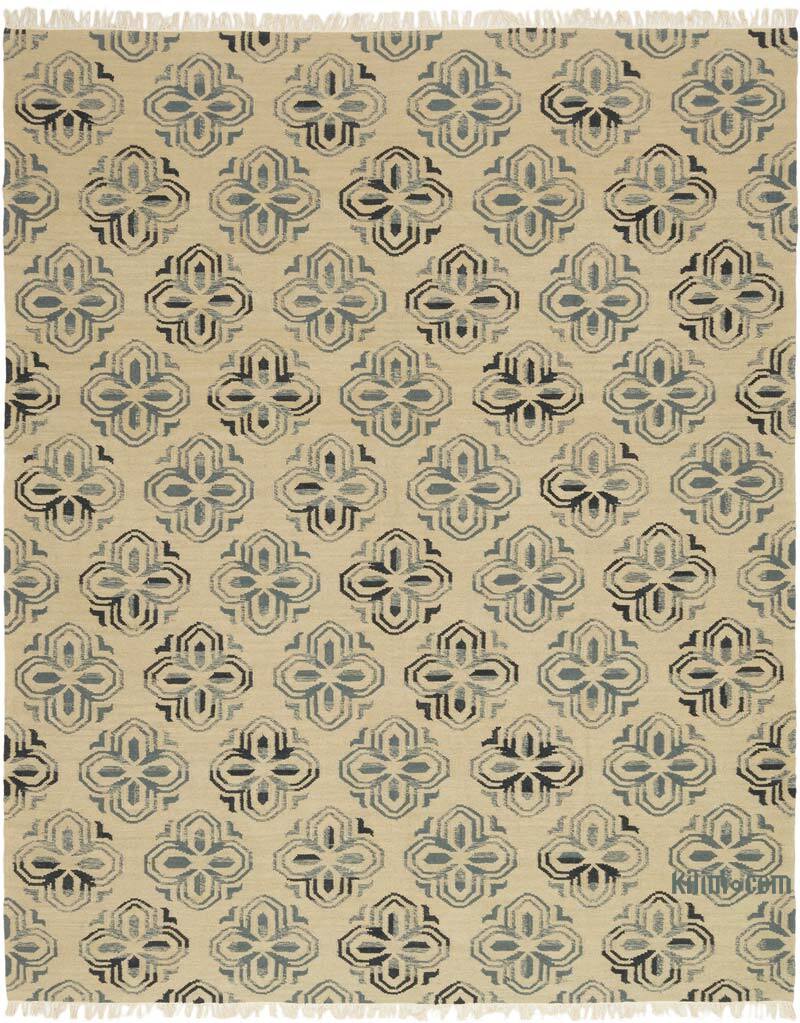 New Hand-Woven Kilim Rug - 8' 2" x 10'  (98" x 120") - K0074276