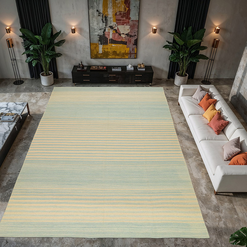 New Hand-Woven Kilim Rug - 10'  x 14'  (120" x 168") - K0074287