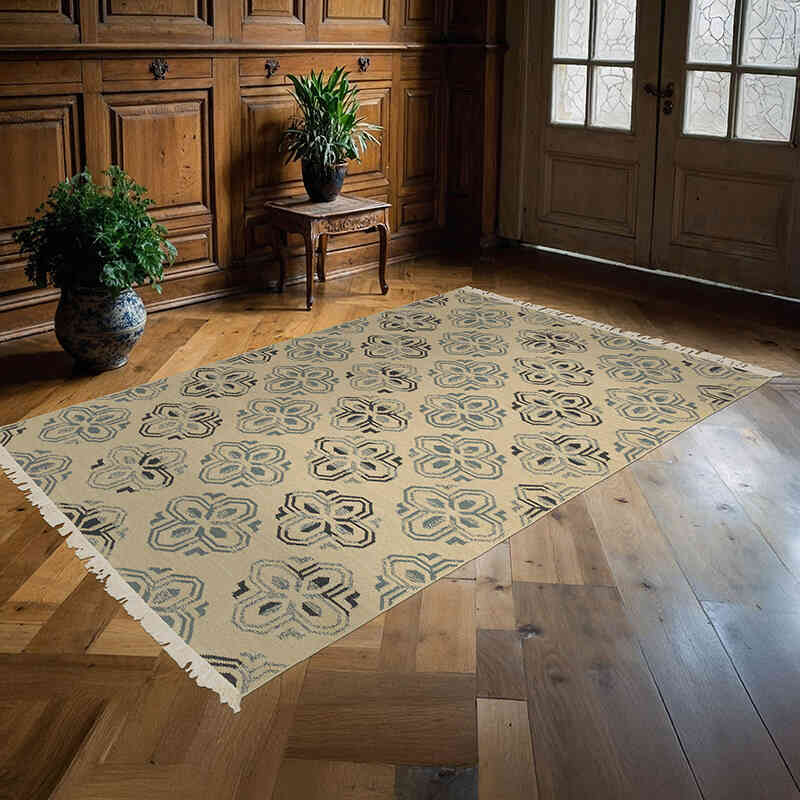 Yeni Kök Boya El Dokuma Kilim - 158 cm x 241 cm - K0074290