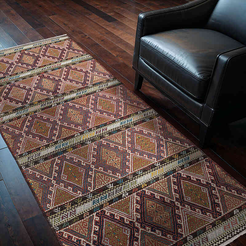 Nueva Alfombra Kilim - 103 cm x 210 cm - K0074300