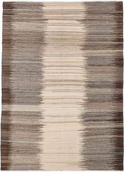 New Hand-Woven Kilim Rug - 5' 8" x 7' 10" (68" x 94")