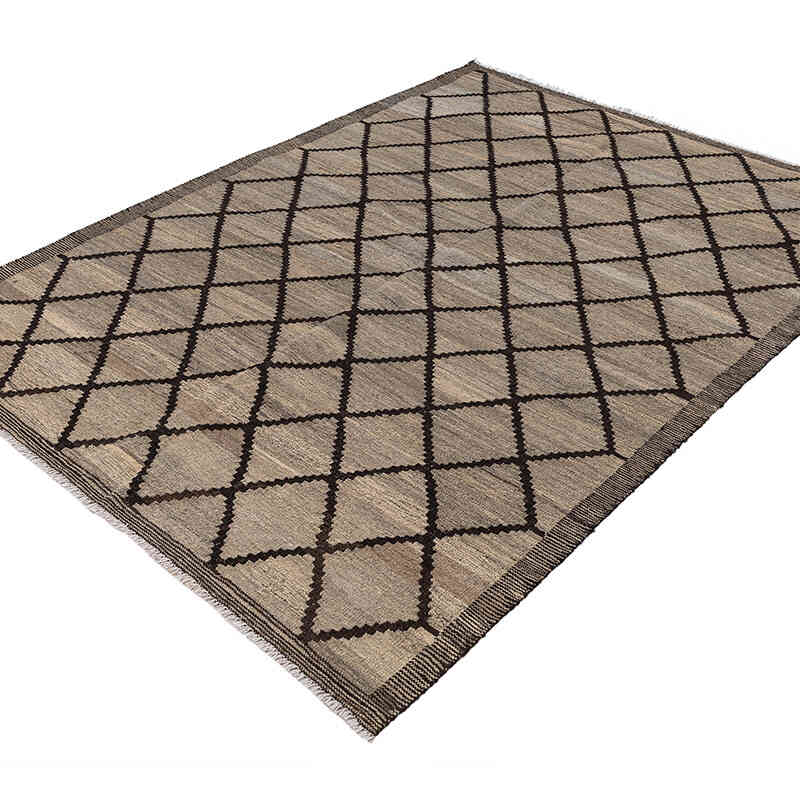 New Hand-Woven Kilim Rug - 5' 3" x 6' 8" (63" x 80") - K0074309