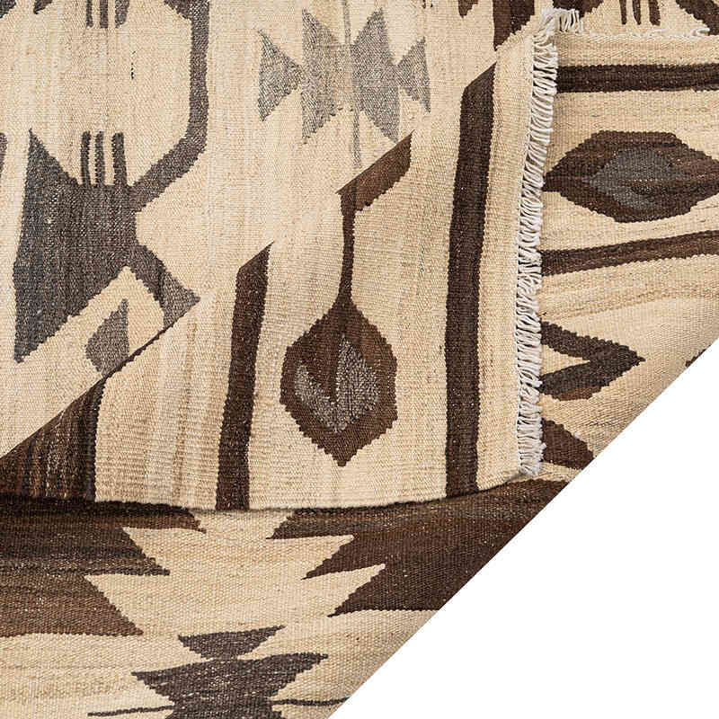 New Hand-Woven Kilim Rug - 6' 8" x 9' 8" (80" x 116") - K0074312