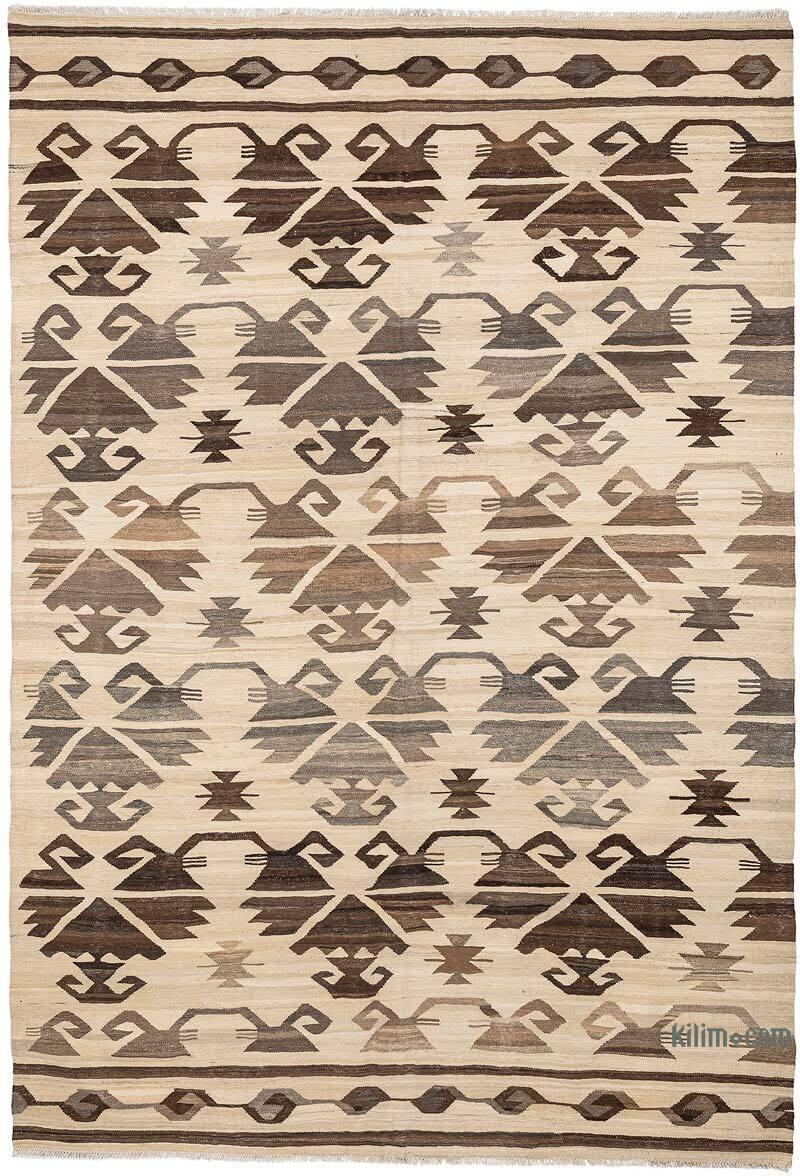 New Hand-Woven Kilim Rug - 6' 8" x 9' 8" (80" x 116") - K0074312