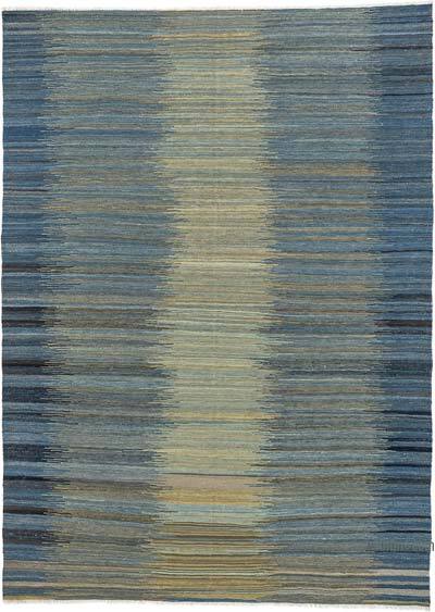 New Hand-Woven Kilim Rug - 5' 9" x 7' 11" (69" x 95")