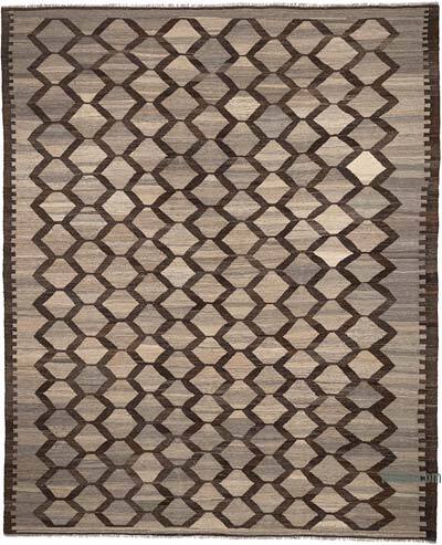 New Hand-Woven Kilim Rug - 8' 3" x 10' 1" (99" x 121")