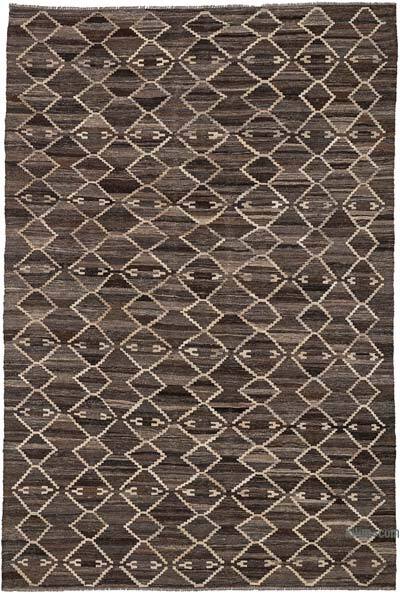 New Hand-Woven Kilim Rug - 6' 8" x 9' 11" (80" x 119")