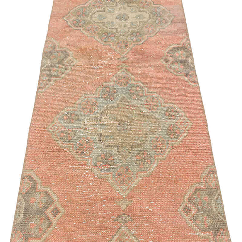Vintage Turkish Runner Rug - 2' 3" x 11' 10" (27" x 142") - K0074352