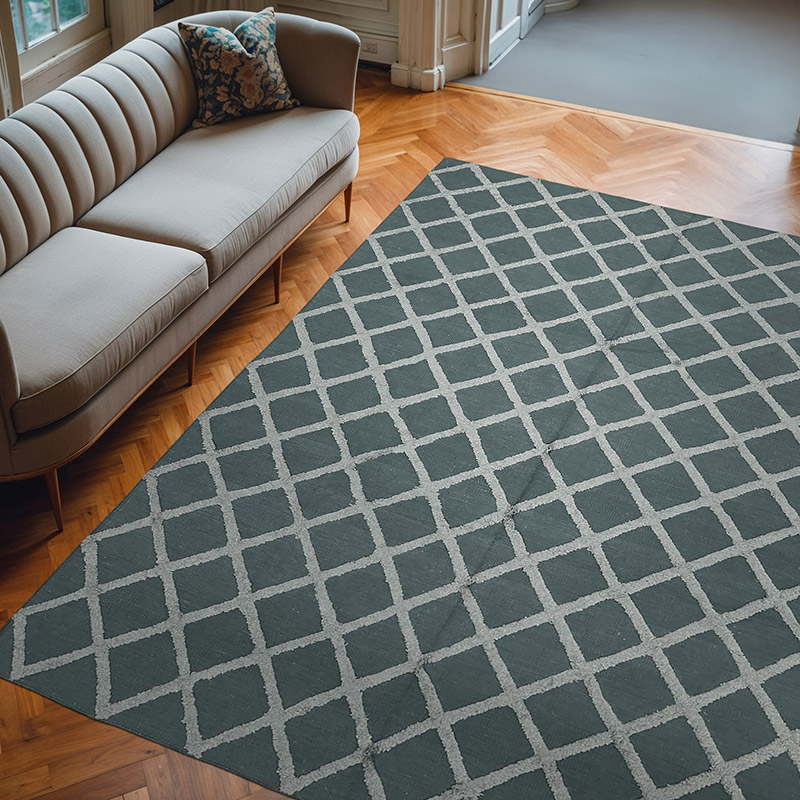 New Hand-Woven Nepal Rug - 8' 7" x 10'  (103" x 120") - K0074377