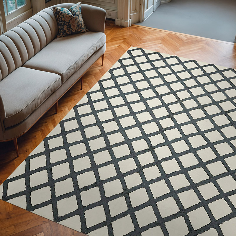 New Hand-Woven Nepal Rug - 8' 1" x 10'  (97" x 120") - K0074385