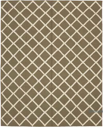 New Hand-Woven Nepal Rug - 8' 1" x 10'  (97" x 120")