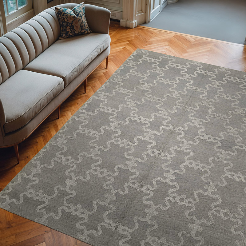 Yeni El Dokuma Nepal Kilimi - 244 cm x 305 cm - K0074412