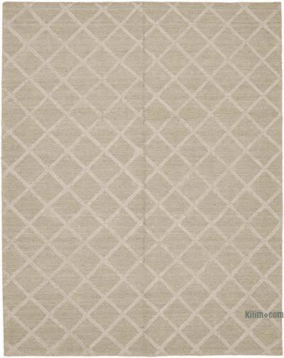 New Hand-Woven Nepal Rug - 7' 1" x 9' 1" (85" x 109")