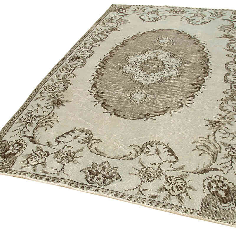Alfombra Turca Vintage Sobre-teñida - 158 cm x 258 cm - K0074462