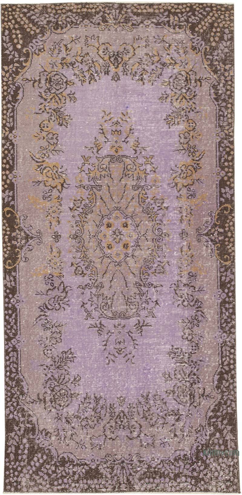 Alfombra Turca Vintage Sobre-teñida - 110 cm x 231 cm - K0074470