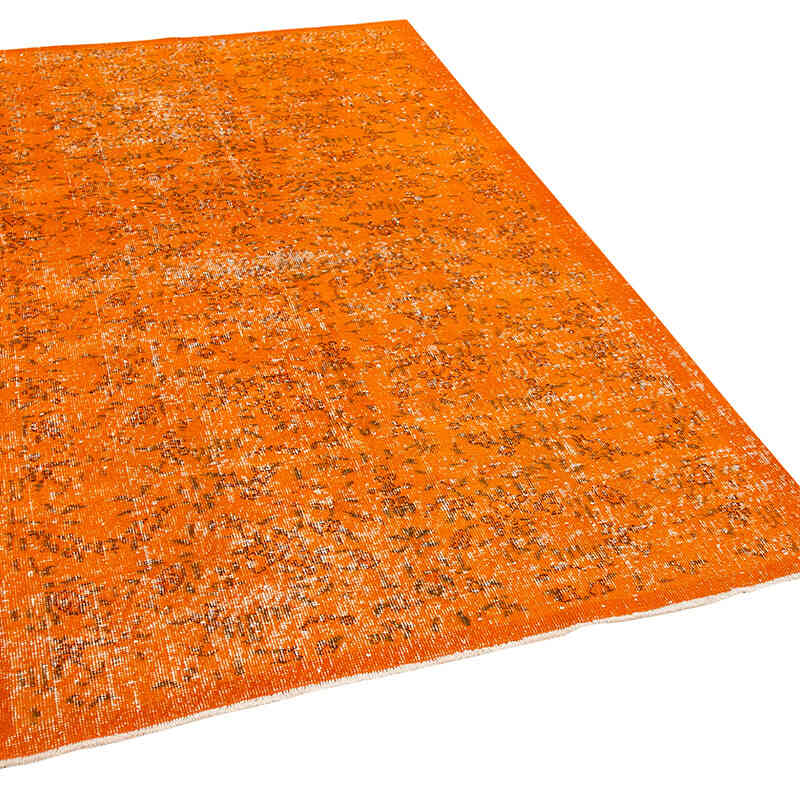 Boyalı El Dokuma Vintage Halı - 133 cm x 213 cm - K0074471