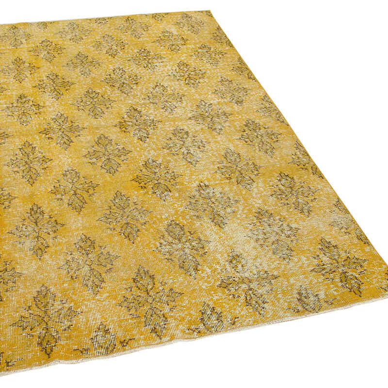 Over-dyed Vintage Hand-Knotted Turkish Rug - 3' 9" x 6' 4" (45" x 76") - K0074472